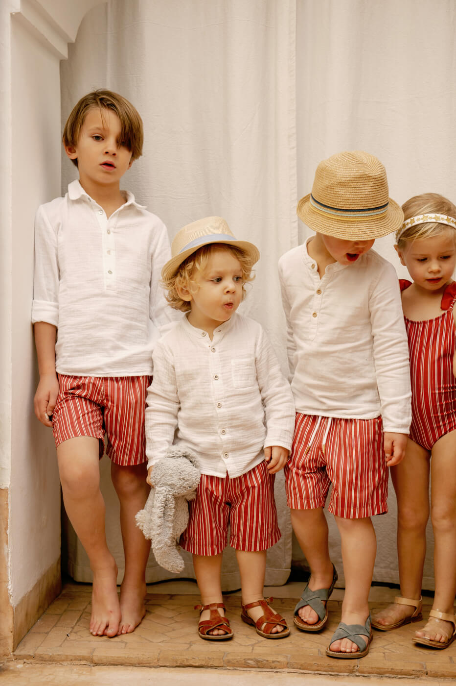RIAD RED boys swim short