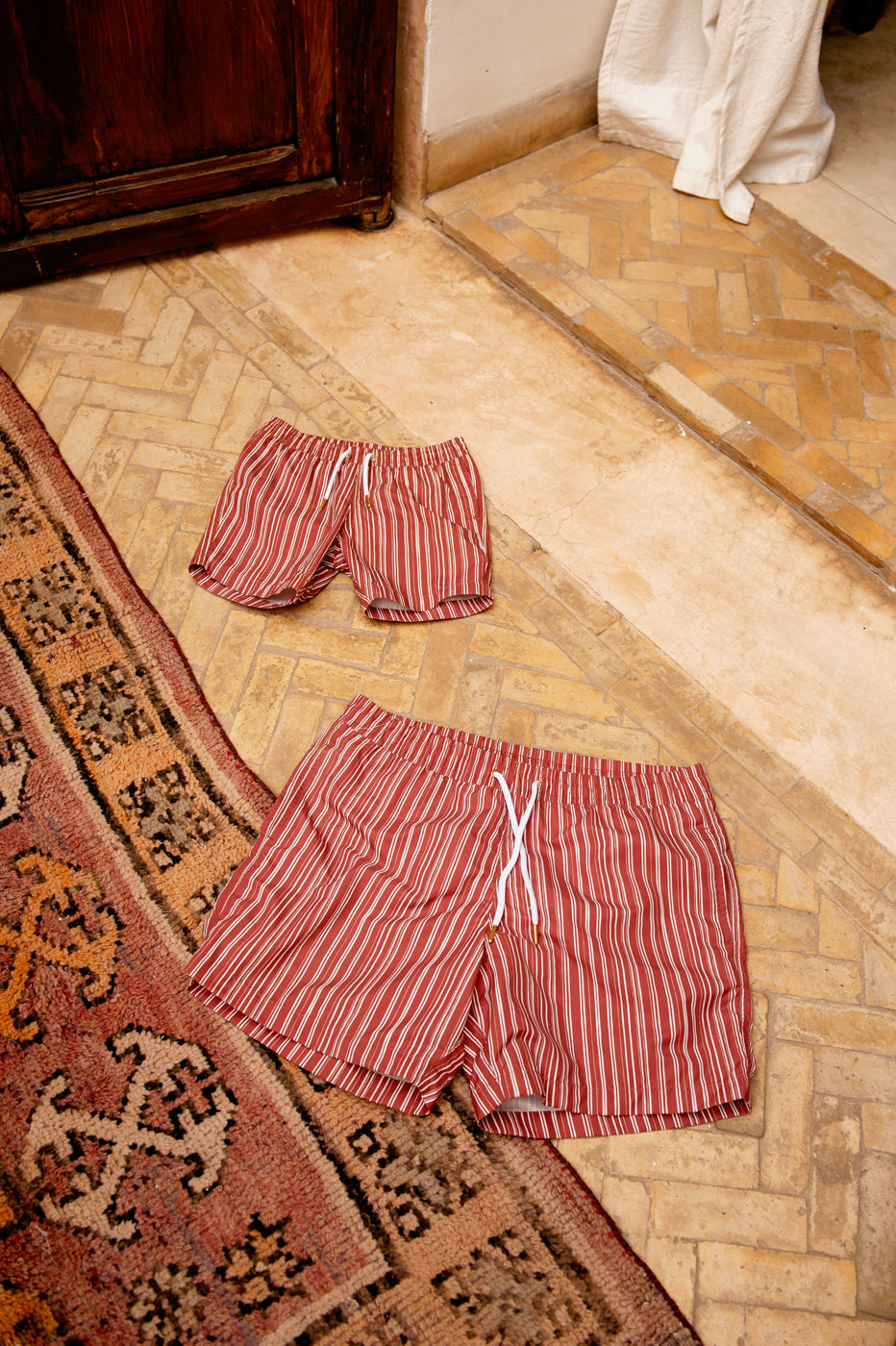 RIAD RED boys swim short