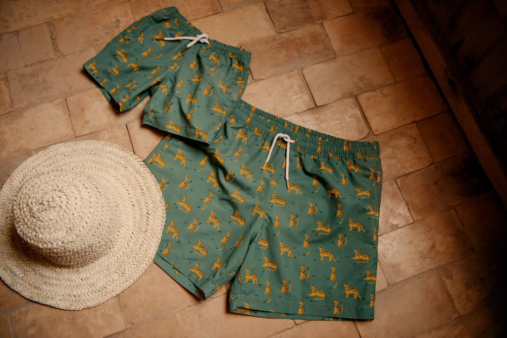 LEOPARD boys swim short