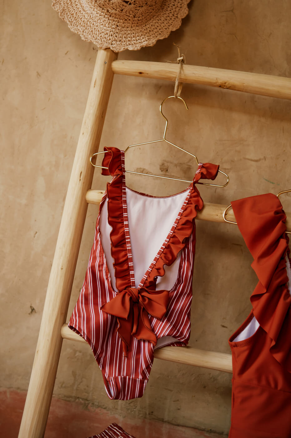 RIAD RED girls bathing suit