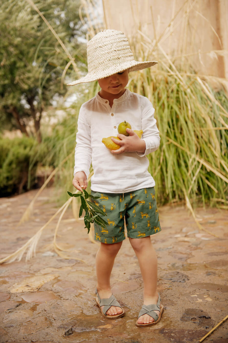 LEOPARD boys swim short