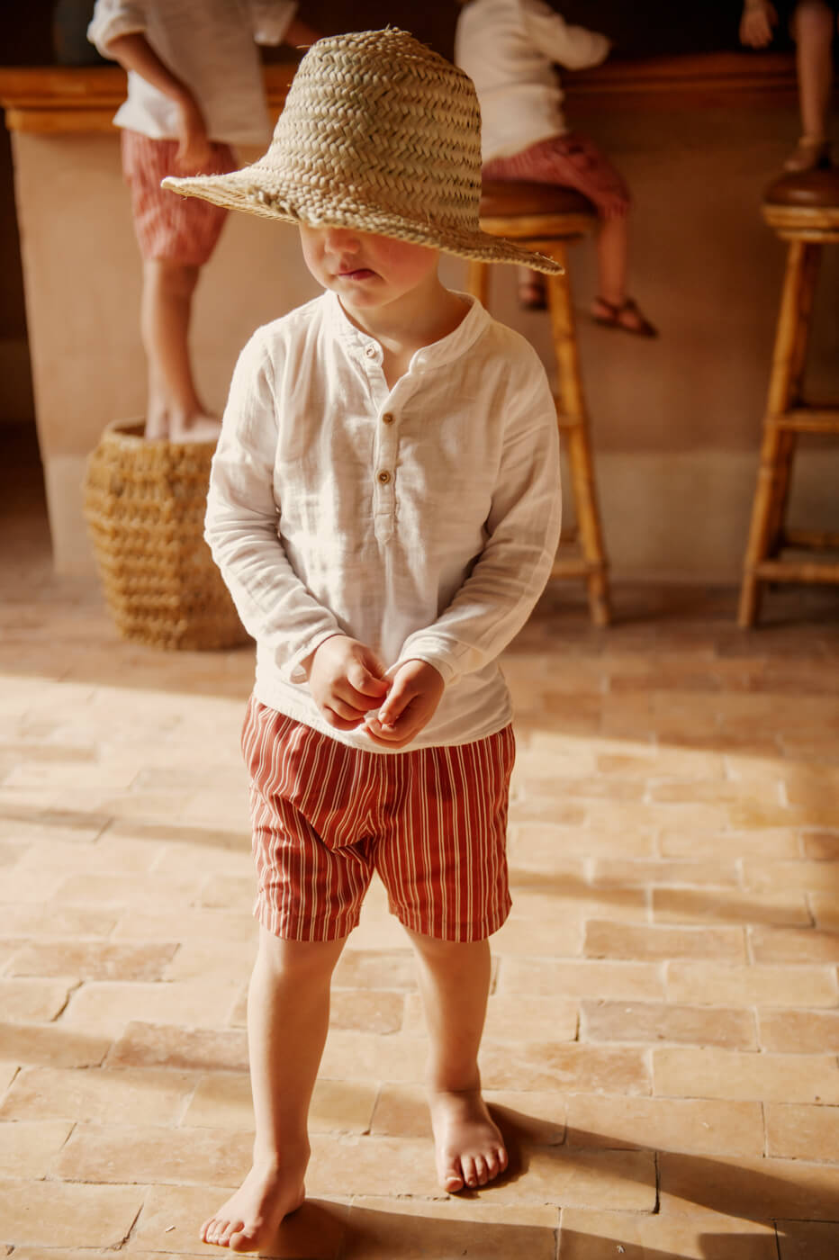 RIAD RED boys swim short