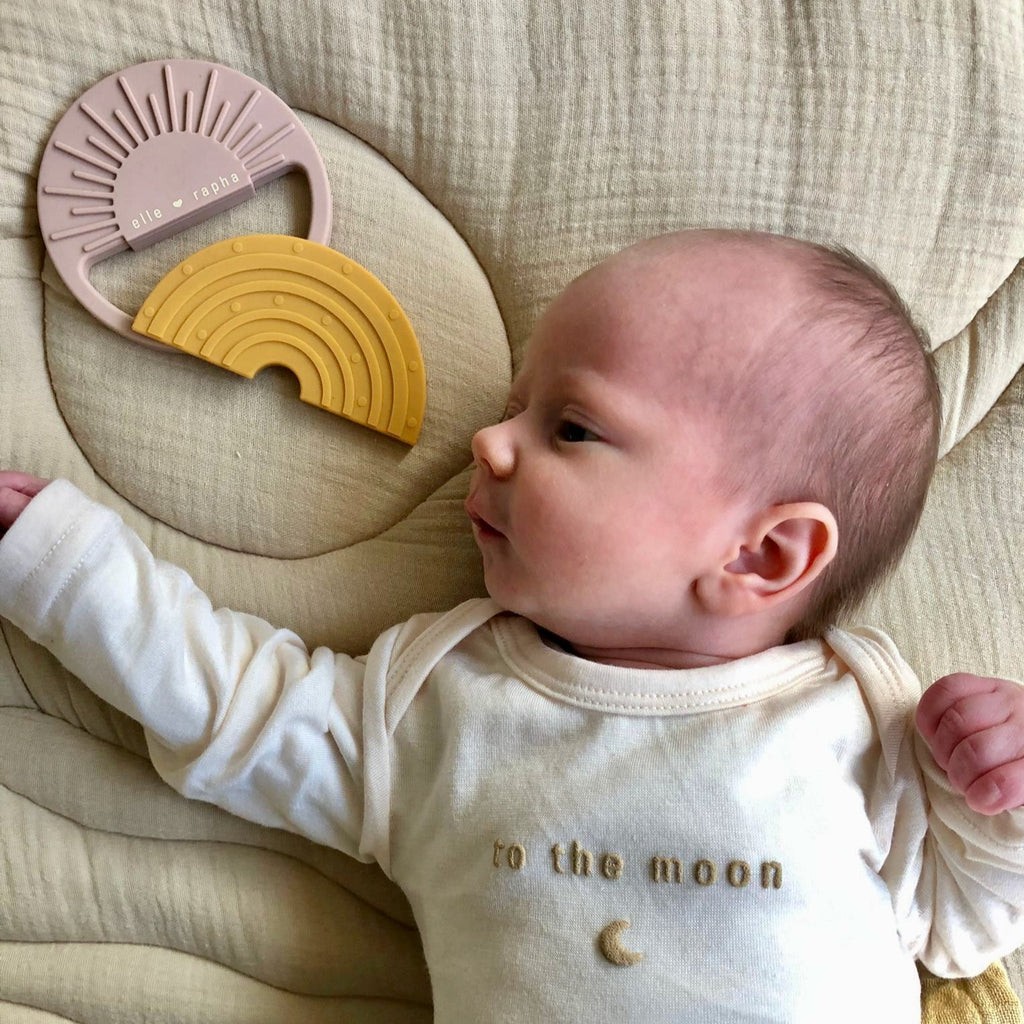 honey yellow RAINBOW TEETHER