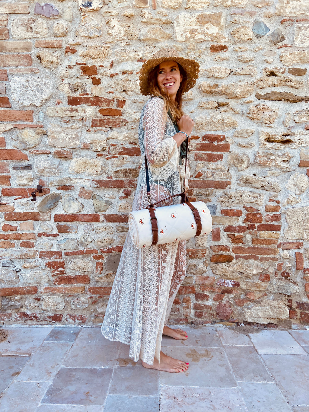 premium TO THE MOON picnic blanket