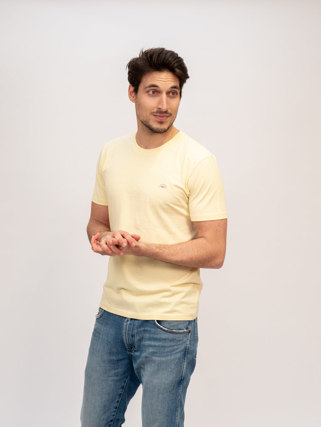 t-shirt butter yellow SUN