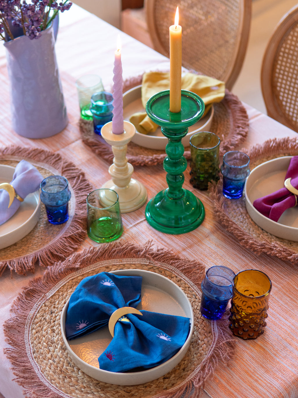 honey TO THE MOON CANDLE HOLDER