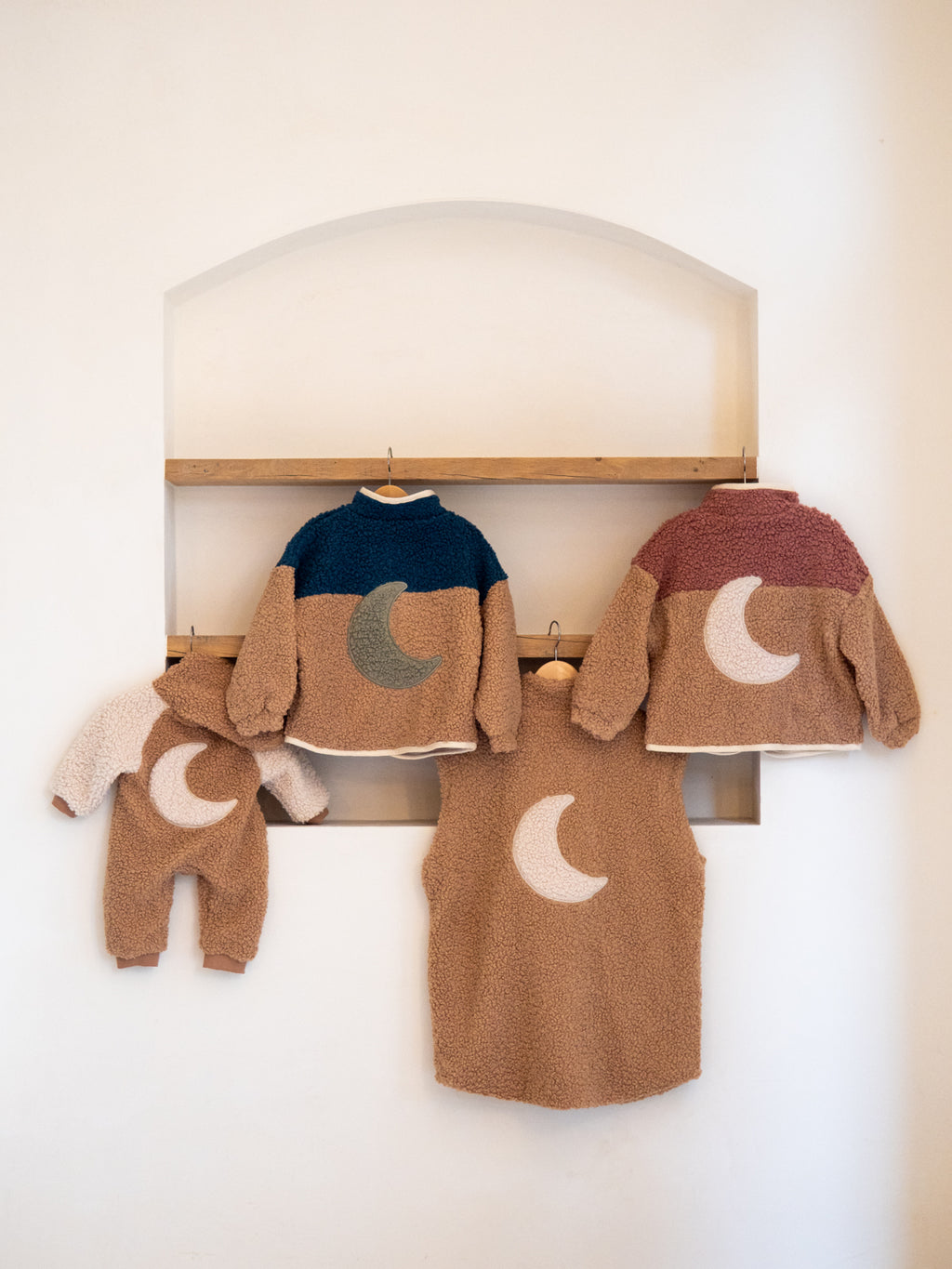 little teddy MOON JACKET cranberry