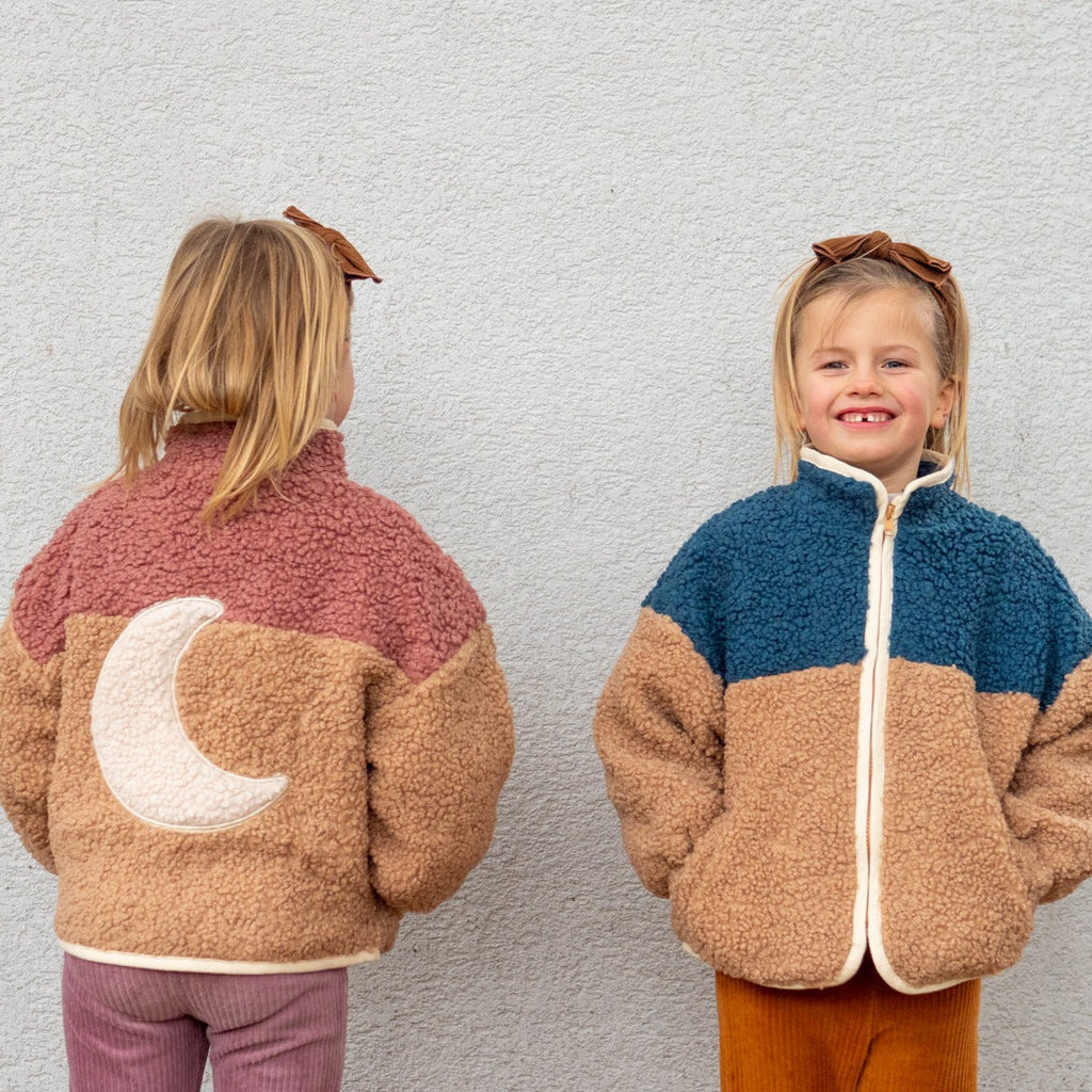 little teddy MOON JACKET blue