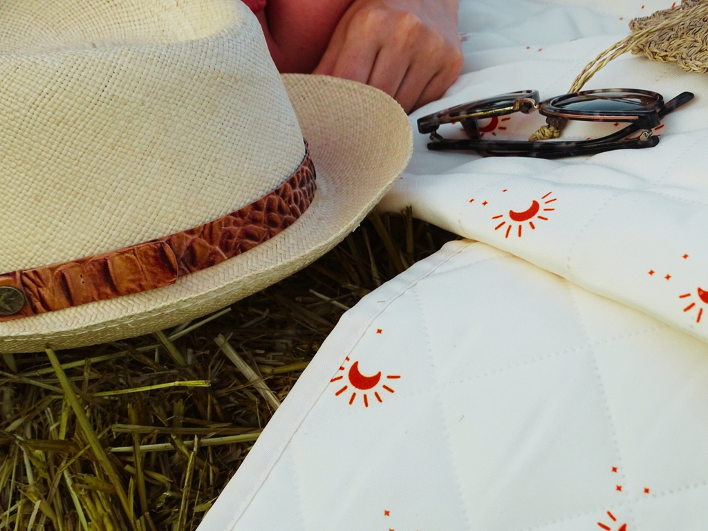 premium TO THE MOON picnic blanket