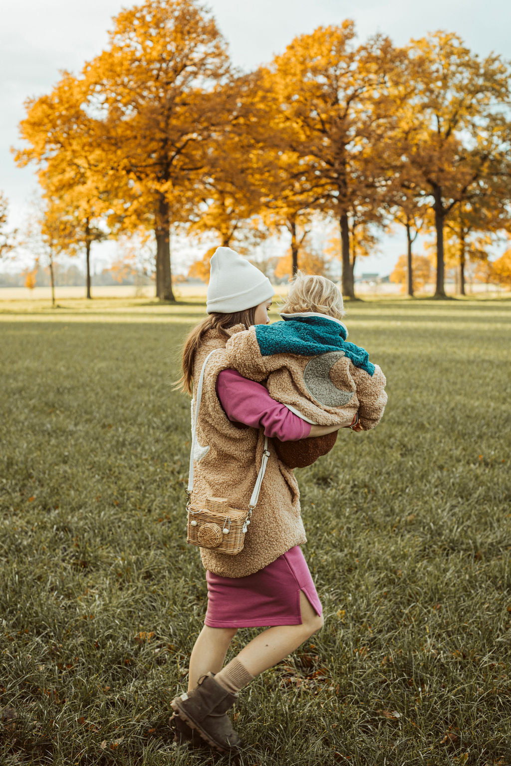 little teddy MOON JACKET blue