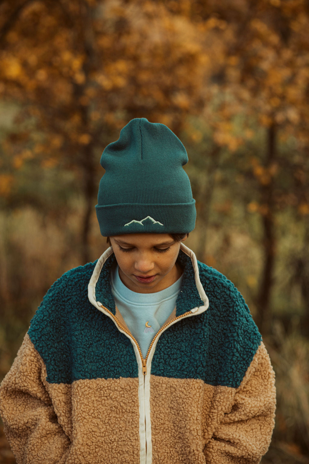 little teddy MOON JACKET blue