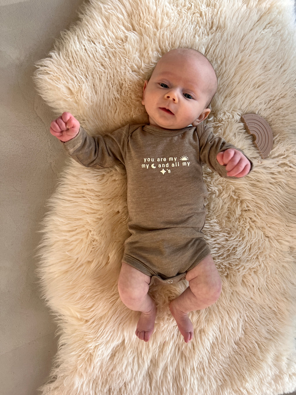 taupe body SUN MOON STARS