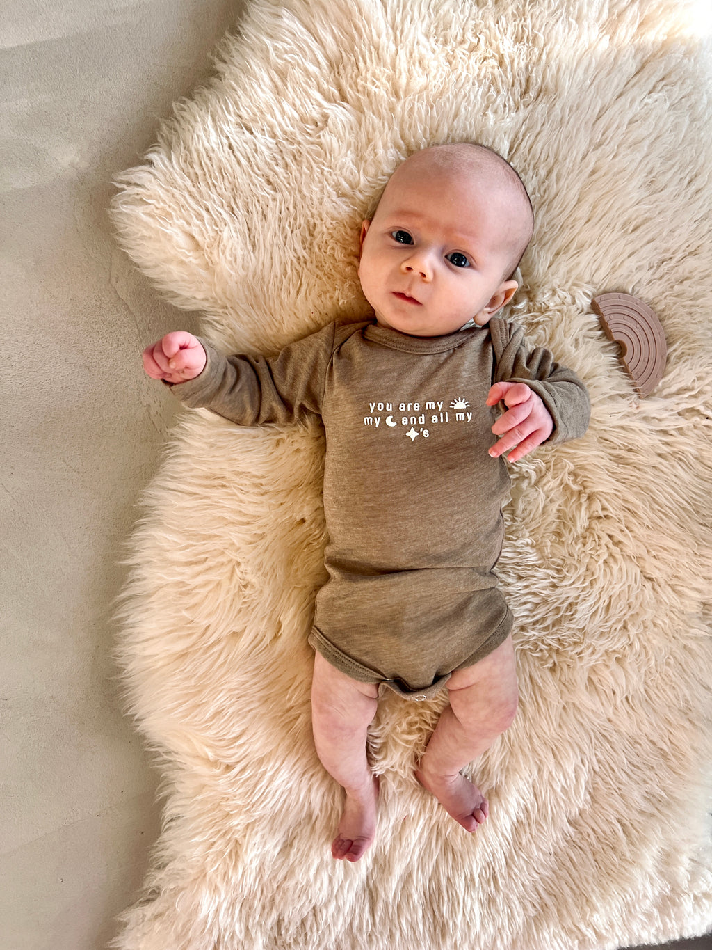 taupe body SUN MOON STARS