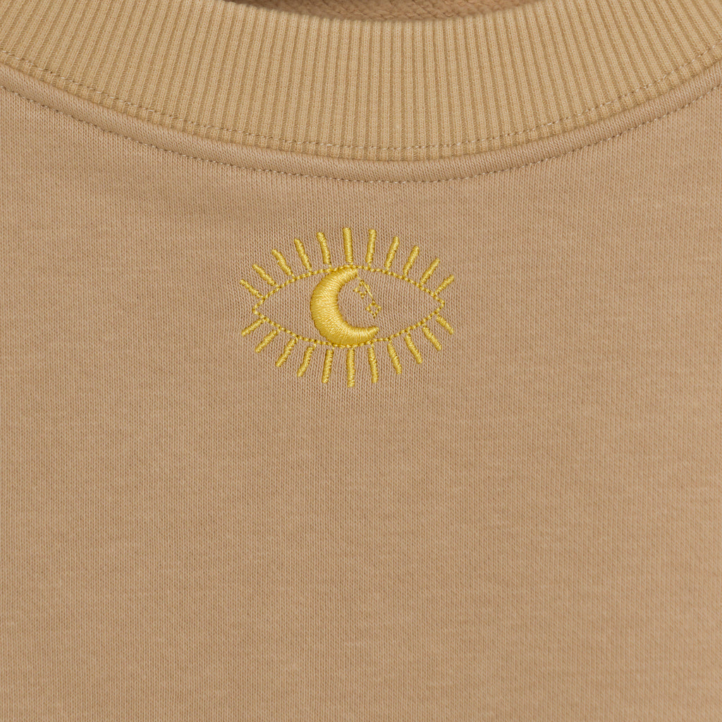 sandy beige EYE OF THE MOON loose fit