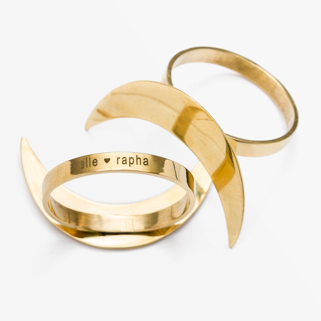 gold NAPKIN RING (SET OF 2 RINGS)